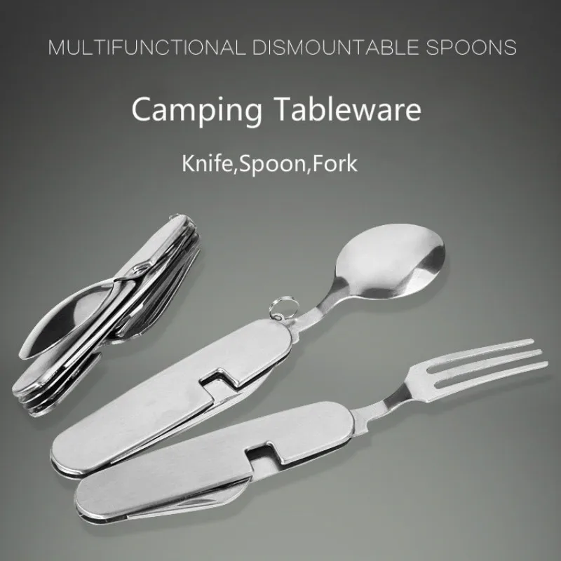 Detachable Outdoor Camping Cookware Titanium Fork Knife Spoon Bottle Opener Multi-function Picnic Tableware Cutlery Folding Kit
Detachable Outdoor Camping Cookware Titanium Fork Knife Spoon Bottle Opener Multi-function Picnic Tableware Cutlery Folding Kit
