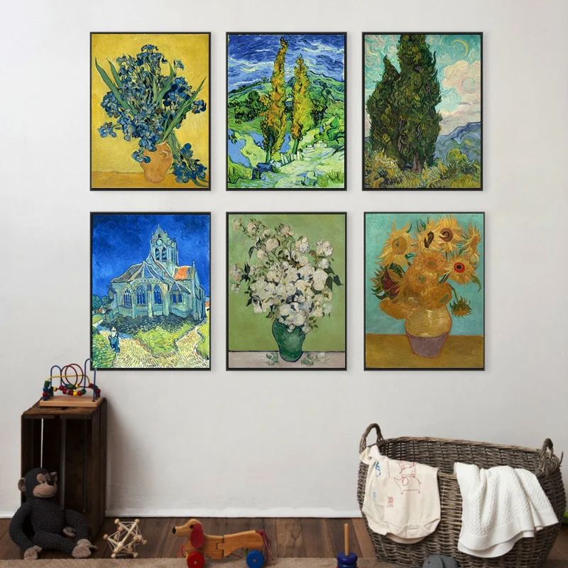Impression landscape Van Gogh Starry Night Flower Picture Printing Oil Painting printed on Canvas wall art Home decoration
Impression landscape Van Gogh Starry Night Flower Picture Printing Oil Painting printed on Canvas wall art Home decoration