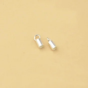 925 Sterling Silver Necklace Cord End Tip Beads Caps leather cord end cap for Jewelry making 2.8mm 30pcs
925 Sterling Silver Necklace Cord End Tip Beads Caps leather cord end cap for Jewelry making 2.8mm 30pcs