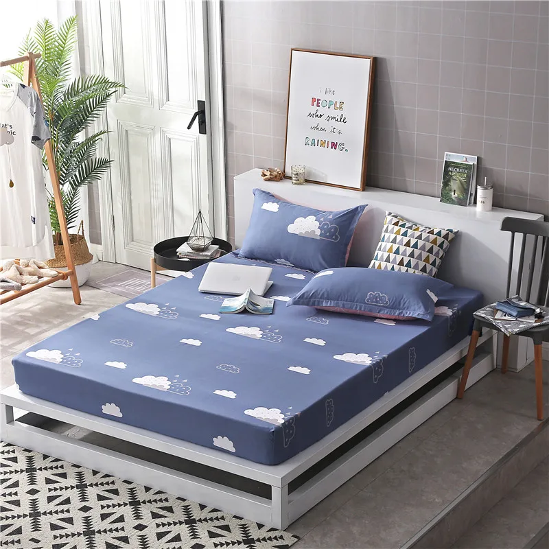 1pcs 100%Polyester Printed Solid Fitted Sheet Mattress Cover Four Corners With Elastic Band Bed Sheet
1pcs 100%Polyester Printed Solid Fitted Sheet Mattress Cover Four Corners With Elastic Band Bed Sheet