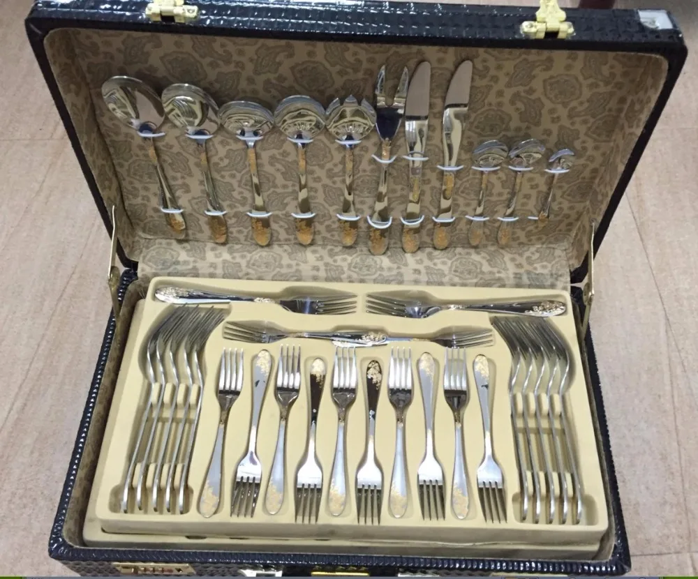 86pcs Dinnerware Sets cutlery set, cutlery set fork knife, high quality stainless steel kitchchenware sets with box case
86pcs Dinnerware Sets cutlery set, cutlery set fork knife, high quality stainless steel kitchchenware sets with box case