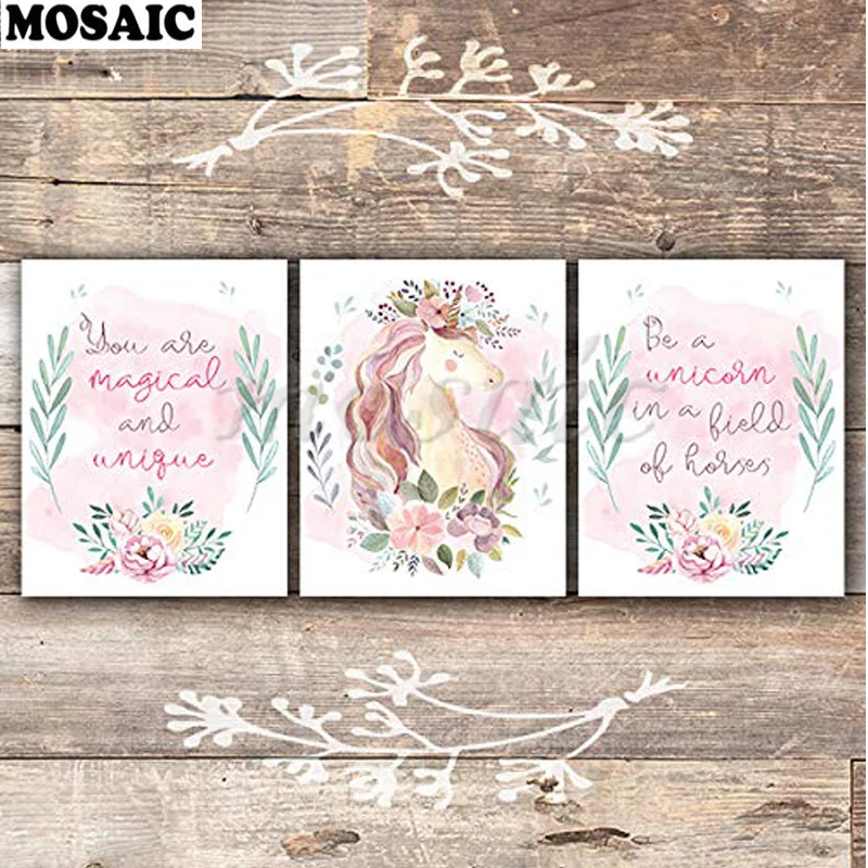 diamond painting Unicorn Wall Art Prints (Set of 3)Home Decor Wall Art diy diamond mosaic painting/full drill Diamond Embroidery
diamond painting Unicorn Wall Art Prints (Set of 3)Home Decor Wall Art diy diamond mosaic painting/full drill Diamond Embroidery
