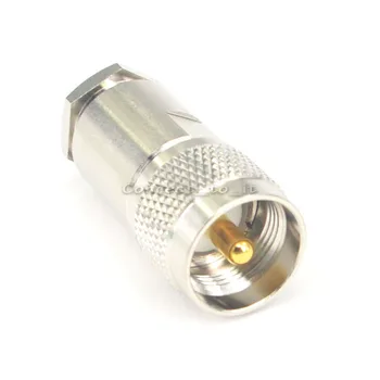 10 Pieces RF Coax Adapter Nickel Plated UHF Male Straight Connector for RG8 RG213 Cable
10 Pieces RF Coax Adapter Nickel Plated UHF Male Straight Connector for RG8 RG213 Cable