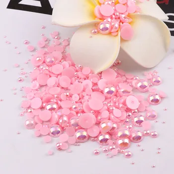 About 1000Pcs Pink ABS Pearl Imitation Beads Flatback Half Ball Garment/Wedding/Clothes/Nail Art Phone Decoration
About 1000Pcs Pink ABS Pearl Imitation Beads Flatback Half Ball Garment/Wedding/Clothes/Nail Art Phone Decoration