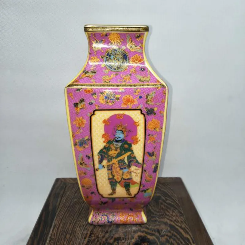 Chinese Classic Four Evil Men Pattern Antique Jingdezhen Enamel Porcelain Decorative Tabletop Vase
Chinese Classic Four Evil Men Pattern Antique Jingdezhen Enamel Porcelain Decorative Tabletop Vase