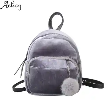 Aelicy Fashion Backpack Shoulder Bag Women Backpack Women Mini Fur Ball Backpack Solid Travel Teenage Backpacks for Girls
Aelicy Fashion Backpack Shoulder Bag Women Backpack Women Mini Fur Ball Backpack Solid Travel Teenage Backpacks for Girls