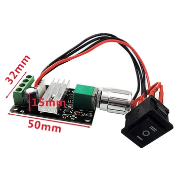 New 3A DC6V~28V Motor Speed Controller Electric PWM Speed Control Regulator With CW CCW Reversible Switch
New 3A DC6V~28V Motor Speed Controller Electric PWM Speed Control Regulator With CW CCW Reversible Switch