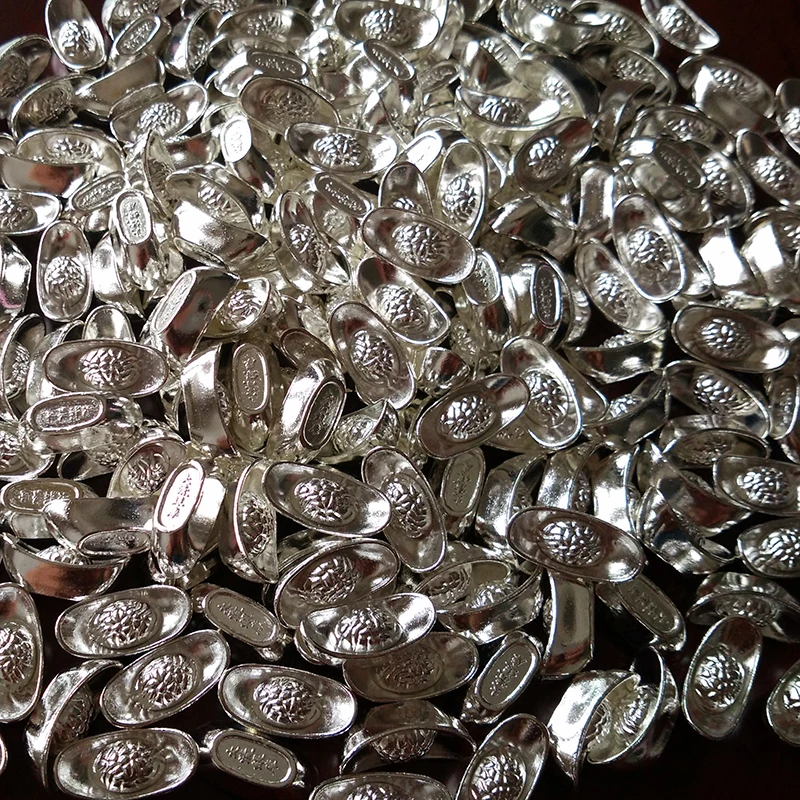 1PCS Free shipping Chinese Antique Imitation Lucky Small Silver Color Money Ingot Coins Home Decoration Masscot for Fortune
1PCS Free shipping Chinese Antique Imitation Lucky Small Silver Color Money Ingot Coins Home Decoration Masscot for Fortune