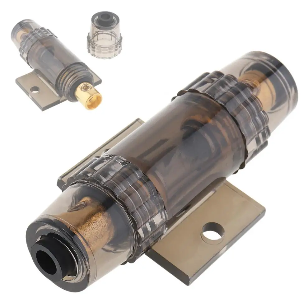 Durable Car Audio Refit Fuse Holder 8 Gauge 60A DC 12V Car Stereo Audio Circuit Breaker Inline Fuse
Durable Car Audio Refit Fuse Holder 8 Gauge 60A DC 12V Car Stereo Audio Circuit Breaker Inline Fuse