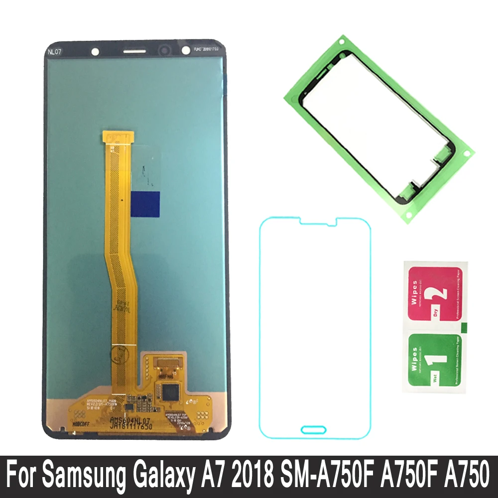 LCD Display For Samsung Galaxy A7 2018 SM-A750F A750F A750 LCD Touch screen Digitizer Assembly
LCD Display For Samsung Galaxy A7 2018 SM-A750F A750F A750 LCD Touch screen Digitizer Assembly