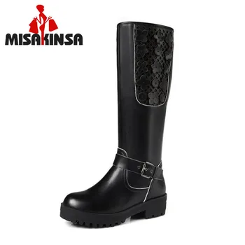 Women Real Genuine Leather Knee Boots Woman Fashion Round Toe Square Heel Riding Boots Lady Flower Heels Shoes Size 34-42
Women Real Genuine Leather Knee Boots Woman Fashion Round Toe Square Heel Riding Boots Lady Flower Heels Shoes Size 34-42