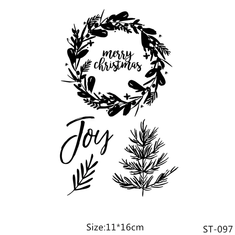 ZhuoAng Christmas wreath Transparent and Clear Stamp DIY Scrapbooking Album Card Making DIY Decoration Making
ZhuoAng Christmas wreath Transparent and Clear Stamp DIY Scrapbooking Album Card Making DIY Decoration Making