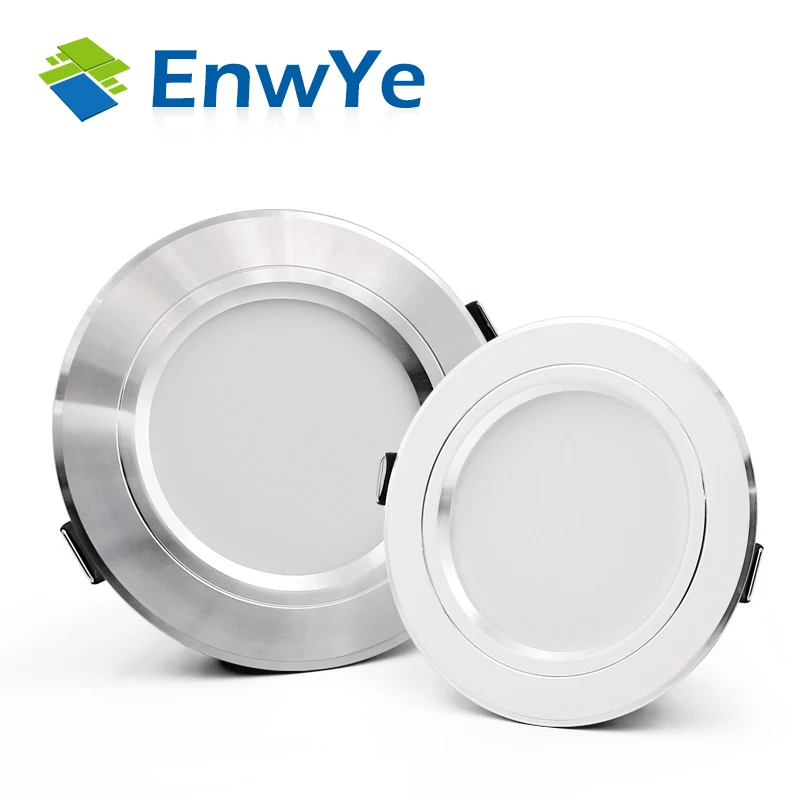 EnwYe 5W 9W 12W 15W 18W LED Downlight Ceiling Warm white/Cold white led Ceiling lamp AC 110V 220V New type Downlight
EnwYe 5W 9W 12W 15W 18W LED Downlight Ceiling Warm white/Cold white led Ceiling lamp AC 110V 220V New type Downlight