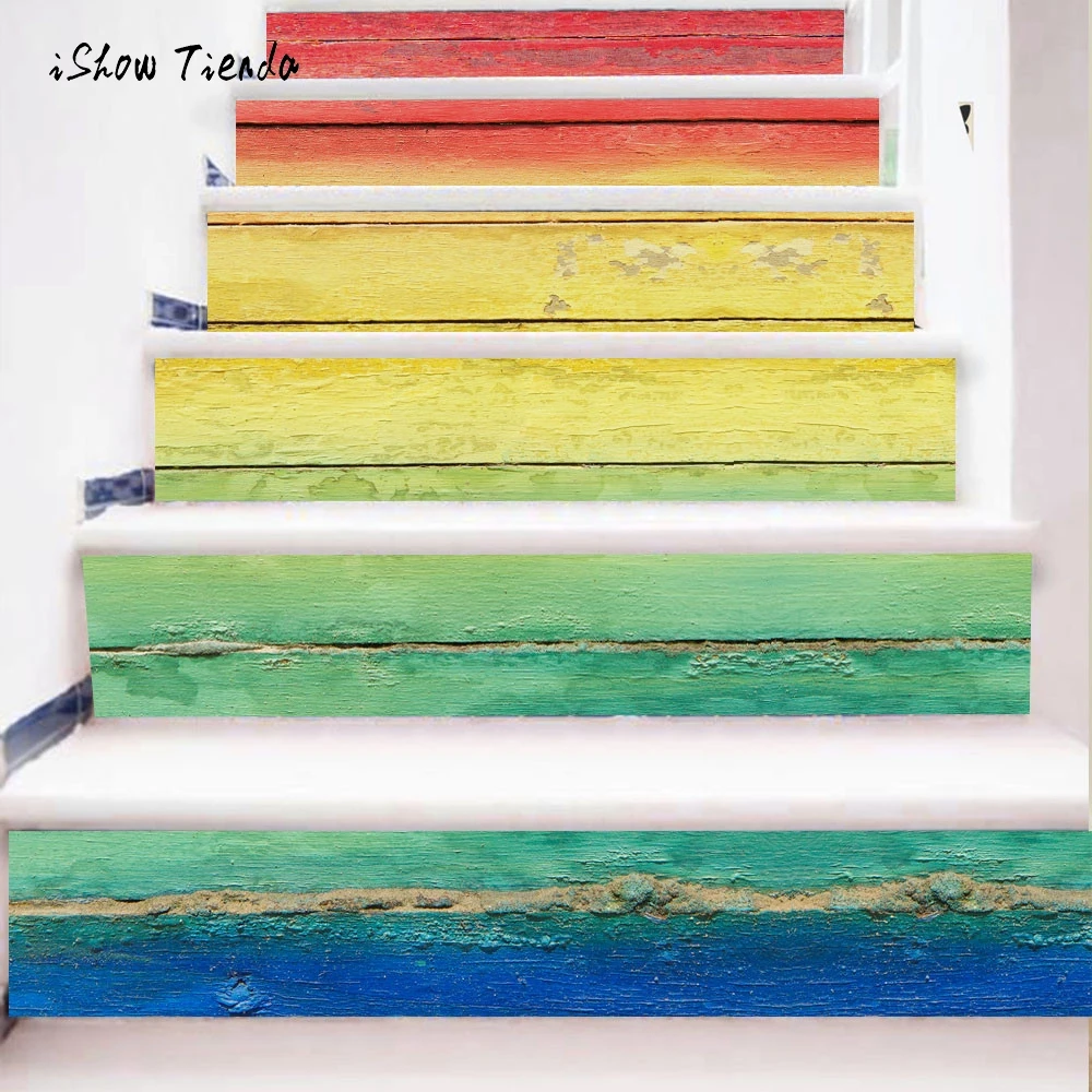 Hot Selling DIY Steps Sticker Colorful Wood Grain Stairs Decals Removable Stair Sticker Home Decor Ceramic Tiles Patterns
Hot Selling DIY Steps Sticker Colorful Wood Grain Stairs Decals Removable Stair Sticker Home Decor Ceramic Tiles Patterns