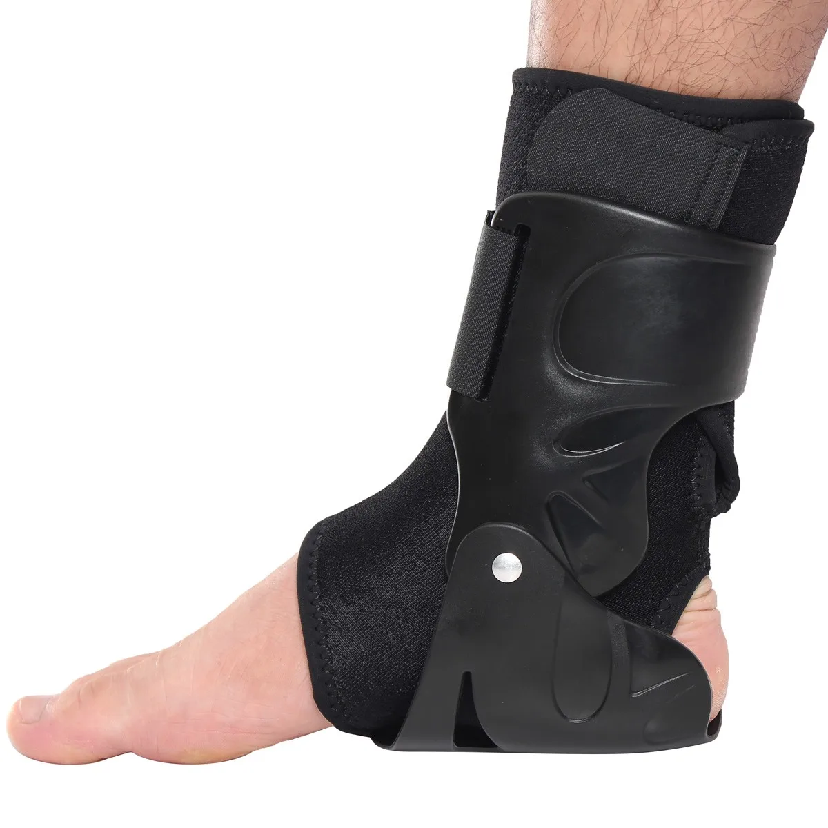 Image Ankle Support Brace Foot Guard Sprains Injury Wrap Elastic Splint Strap Sports