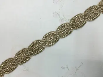 DHL FREE Clear Rhinestone Wedding Dress, Headpiece Applique Trim Iron on beaded trimmings wholesale
DHL FREE Clear Rhinestone Wedding Dress, Headpiece Applique Trim Iron on beaded trimmings wholesale