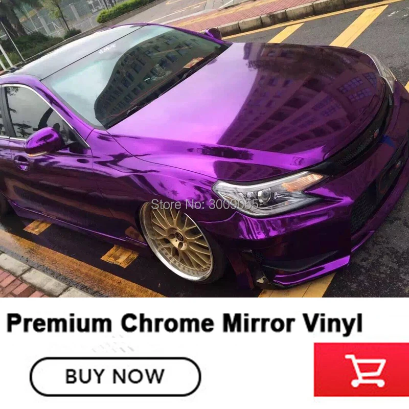 Purple Chrome Vinyl Wrap Air Release Bubble Free Purple Chrome Vinyl Wrap drop shipping Global low initial tack adhesive
Purple Chrome Vinyl Wrap Air Release Bubble Free Purple Chrome Vinyl Wrap drop shipping Global low initial tack adhesive