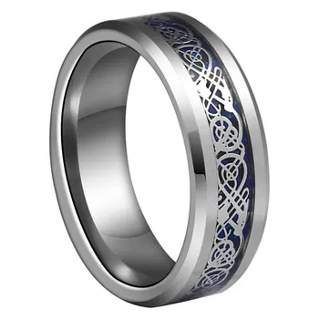 8mm Blue Silvering Celtic Dragon Tungsten Carbide Ring Mens Jewelry Wedding Band Silver Rings Jewelry Eternity Ring
8mm Blue Silvering Celtic Dragon Tungsten Carbide Ring Mens Jewelry Wedding Band Silver Rings Jewelry Eternity Ring
