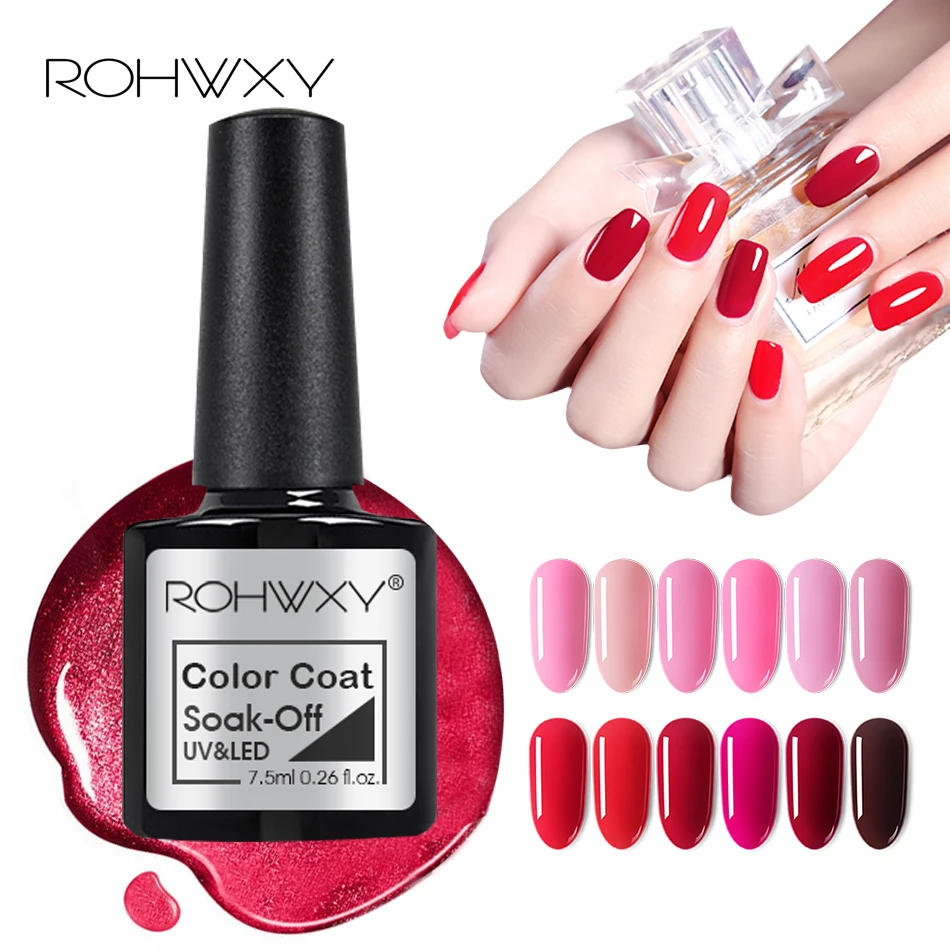 ROHWXY 7.5 ML Nail Gel 144 Colors Gel Polish For Manicure UV LED Gel Varnish DIY Nail Art Design Hybrid Gel Lacquer For Home Use
ROHWXY 7.5 ML Nail Gel 144 Colors Gel Polish For Manicure UV LED Gel Varnish DIY Nail Art Design Hybrid Gel Lacquer For Home Use
