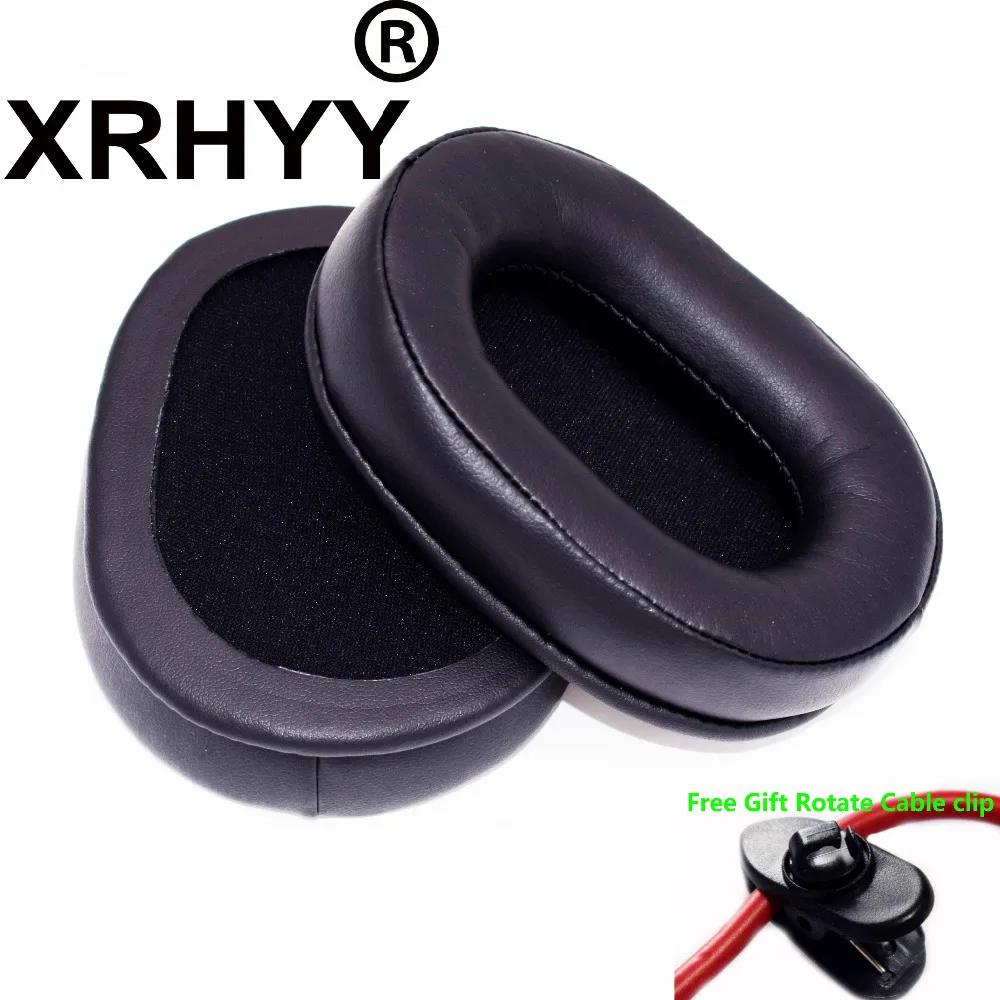 

XRHYY Black Replacement Ear pads Earpad Cushions For JBL J88 J88I J88A Synchros Headset Headphones With Free Rotate Cable Clip