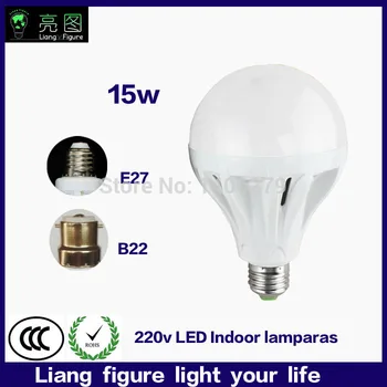 E27 B22 Led Bulb 15W LED indoor lamp light 220V Cold white/Warm White Led Spotlight Lamps led indoor housing light
E27 B22 Led Bulb 15W LED indoor lamp light 220V Cold white/Warm White Led Spotlight Lamps led indoor housing light