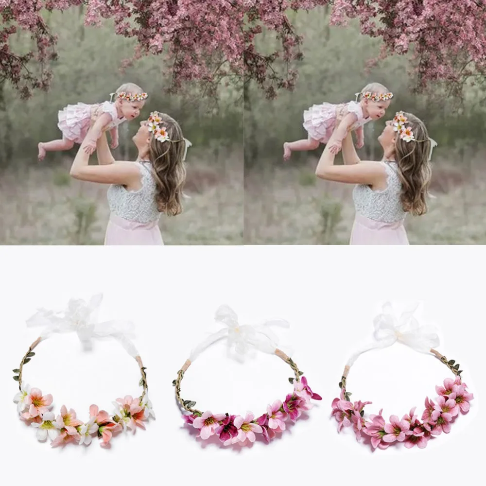 M MISM 1Pcs Fashion Cute Mommy&Kids Wreath Flowers Headband Floral Crown Hairbands Travel Wedding Girls Headwear Floral Hairband
M MISM 1Pcs Fashion Cute Mommy&Kids Wreath Flowers Headband Floral Crown Hairbands Travel Wedding Girls Headwear Floral Hairband