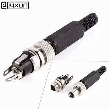 10sets Copper Lockable 5.5x2.1mm DC Power Plug Socket 5.5*2.1 mm Male Female Panel Mount Adaptor Connectors
10sets Copper Lockable 5.5x2.1mm DC Power Plug Socket 5.5*2.1 mm Male Female Panel Mount Adaptor Connectors