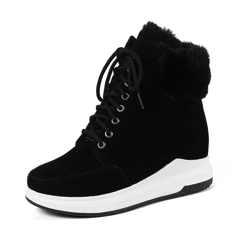 Dilalula Large Size 33-43 Platform Winter Sneakers Women Winter Warm Fur Ankle Boots Female lace-up Wedges Shoes Woman
Dilalula Large Size 33-43 Platform Winter Sneakers Women Winter Warm Fur Ankle Boots Female lace-up Wedges Shoes Woman