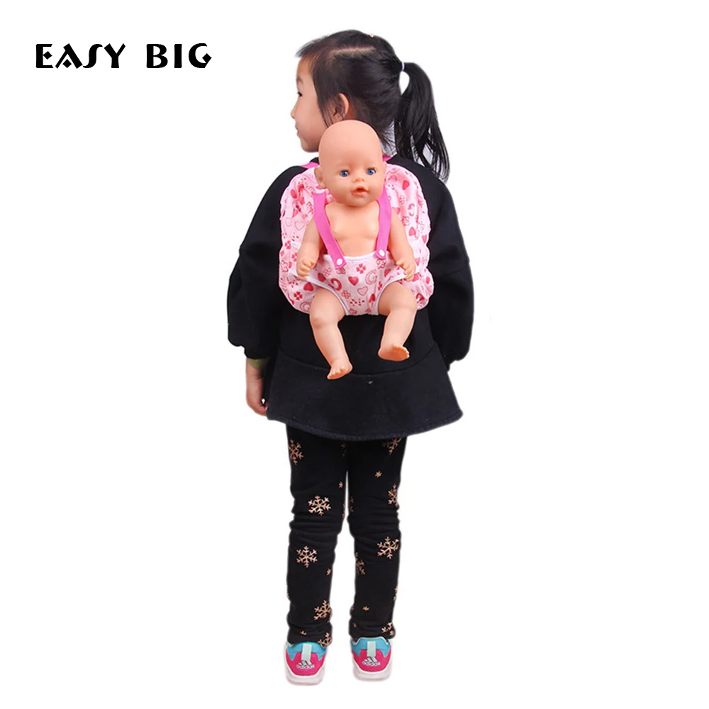 EASY BIG Girl Doll Backpack for 18 Inch Doll Accessories Fit 43cm Baby Dolls NR0030
EASY BIG Girl Doll Backpack for 18 Inch Doll Accessories Fit 43cm Baby Dolls NR0030