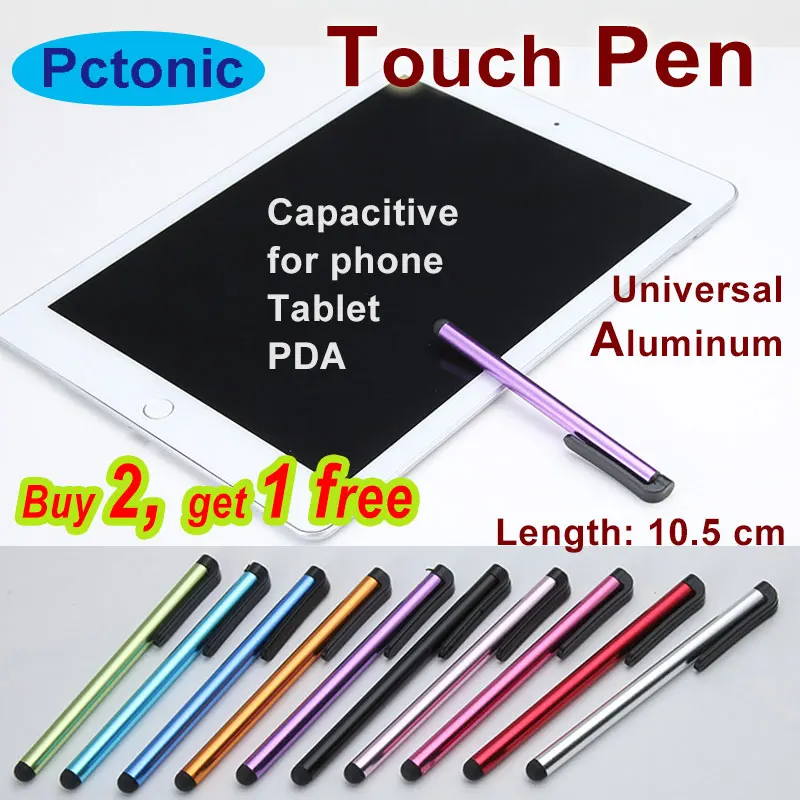 

PCTONIC Capacitive Stylus Screen Touch Pen PDA Aluminum touch pencil for iphone smart phone xiaomi huawei samsung