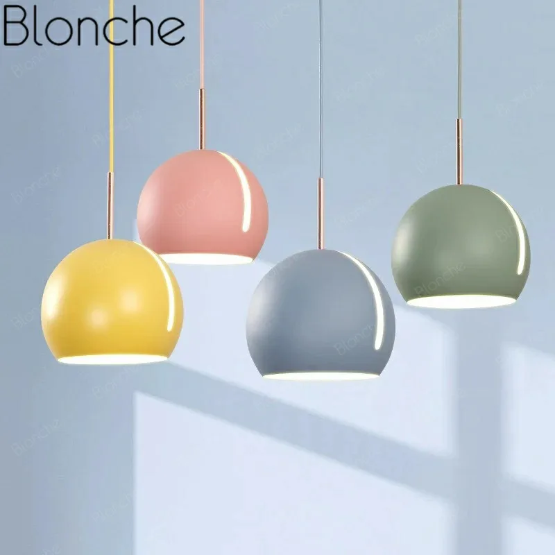 Modern Macaron Pendant Lamp Creative Hanging Lights for Dining Room Living Room Bedroom Home Decor Lighting Simple Led Fixture
Modern Macaron Pendant Lamp Creative Hanging Lights for Dining Room Living Room Bedroom Home Decor Lighting Simple Led Fixture