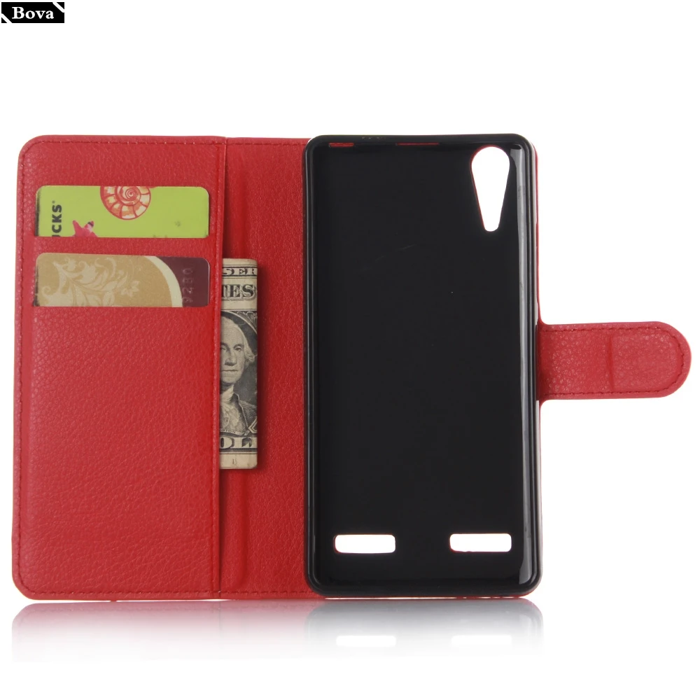 for Lenovo A6010 Case Pu Leather Wallet Cover Card Holder Phone Case for Lenovo A6010 Protective Case Holster Pouch