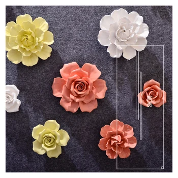 3D Stereo Ceramic Flowers Wall Stickers For Livingroom Bedroom Wall TV Background Mural Ceramic Flower Crafts Home Decoration
3D Stereo Ceramic Flowers Wall Stickers For Livingroom Bedroom Wall TV Background Mural Ceramic Flower Crafts Home Decoration