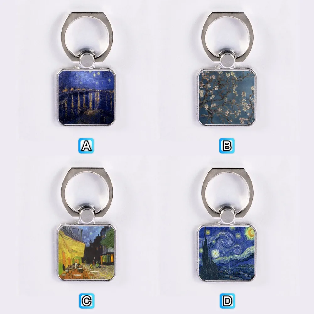 

Van Gogh Art Starry Night Phone Ring Grip Holder Mount Stand Universal Gift