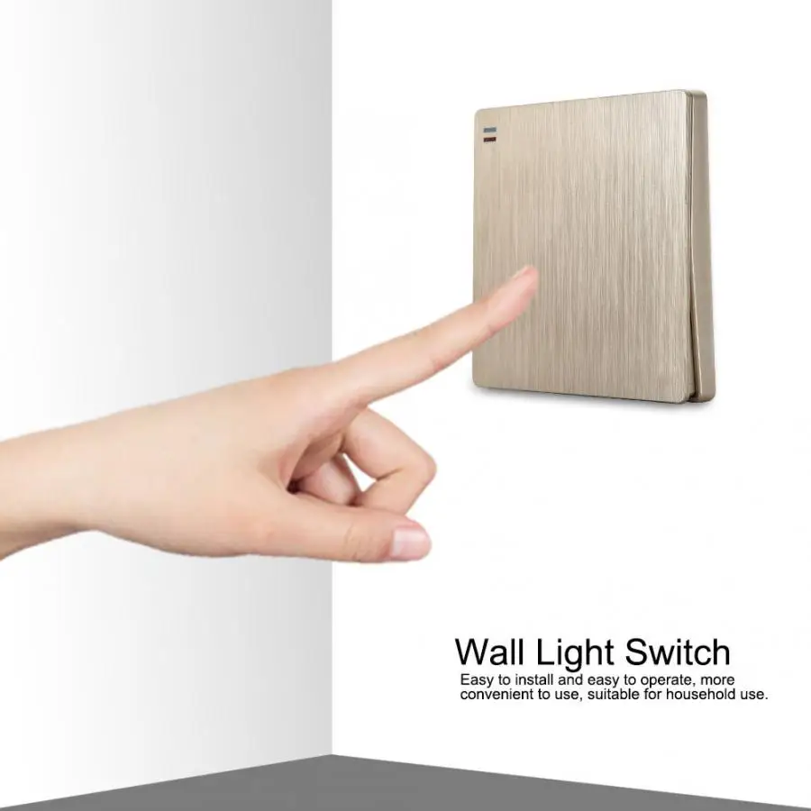 Wall Light Switch Remote Control Single Button Switch Control Wall Switch for Bedroom Home Light Lamp 250V
Wall Light Switch Remote Control Single Button Switch Control Wall Switch for Bedroom Home Light Lamp 250V