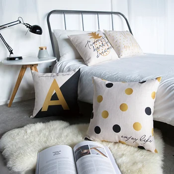 Wholesales Polka Dots Pineapple Cushion Cover Linen Black Pillow Cover Gold Home Decorative Pillow Case 45x45cm
Wholesales Polka Dots Pineapple Cushion Cover Linen Black Pillow Cover Gold Home Decorative Pillow Case 45x45cm