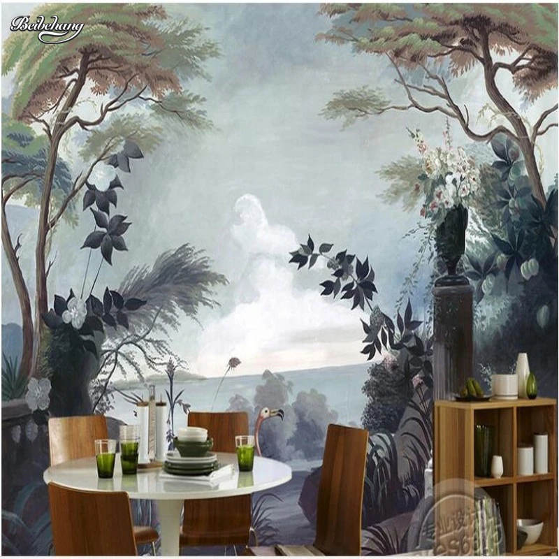 beibehang large-scale murals hand-painted retro flowers landscape shock 3D TV backdrop non-woven ultra-green wallpaper
beibehang large-scale murals hand-painted retro flowers landscape shock 3D TV backdrop non-woven ultra-green wallpaper