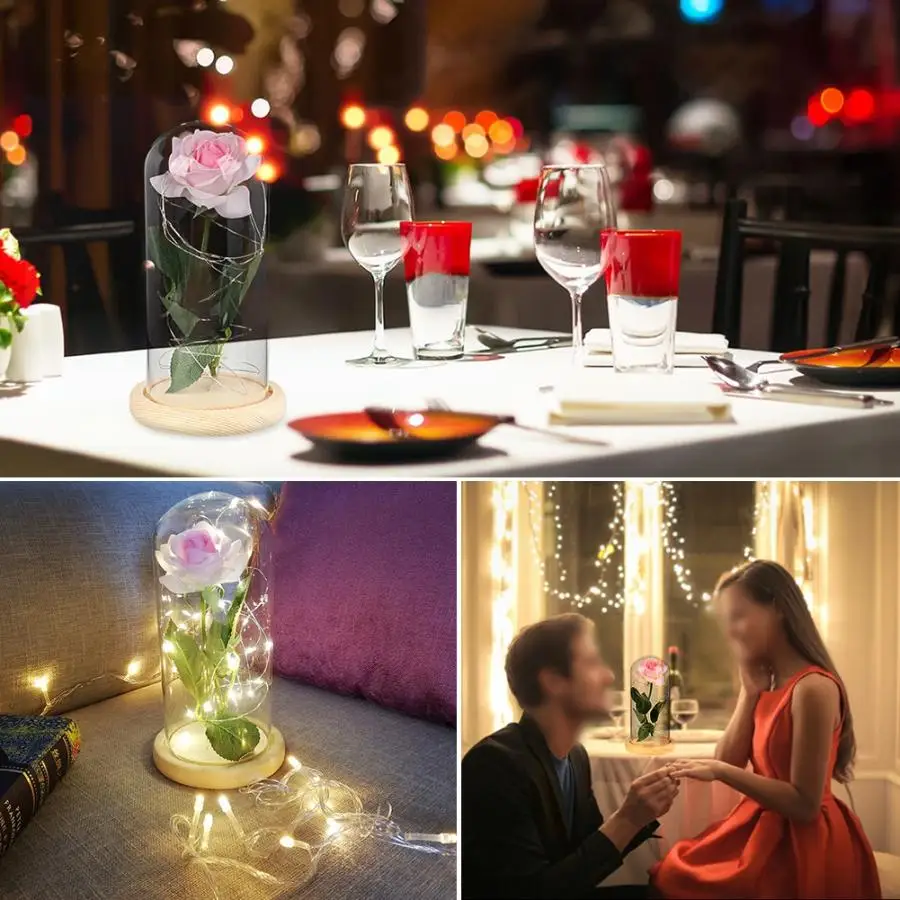 Rose Flower LED Lamp Night Light Romantic Wedding Birthday Party Home LED Lamp Decoration
Rose Flower LED Lamp Night Light Romantic Wedding Birthday Party Home LED Lamp Decoration