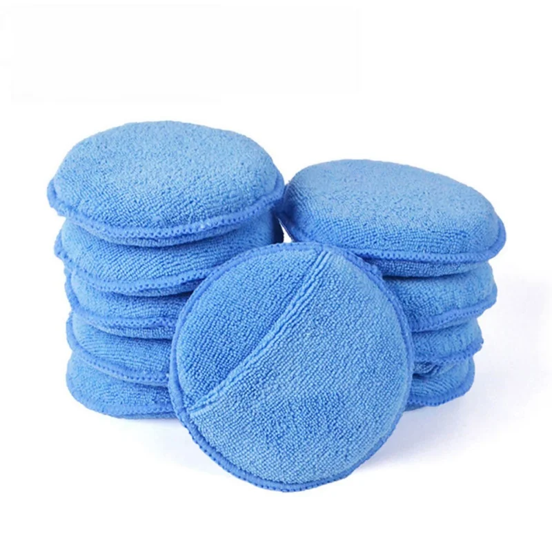 Microfiber Wax Applicator Pad 10pcs/Set 5" Diameter Ultra soft Microfiber with Finger Pocket Polish for Car Care Auto clean
Microfiber Wax Applicator Pad 10pcs/Set 5" Diameter Ultra soft Microfiber with Finger Pocket Polish for Car Care Auto clean