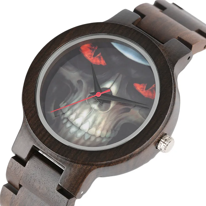 High Quality Nature Fashion Full Wooden Men Quartz Wristwatch Skeleto Skull Design Dial Wood Bracelet Clasp Luxury Male Watch
High Quality Nature Fashion Full Wooden Men Quartz Wristwatch Skeleto Skull Design Dial Wood Bracelet Clasp Luxury Male Watch