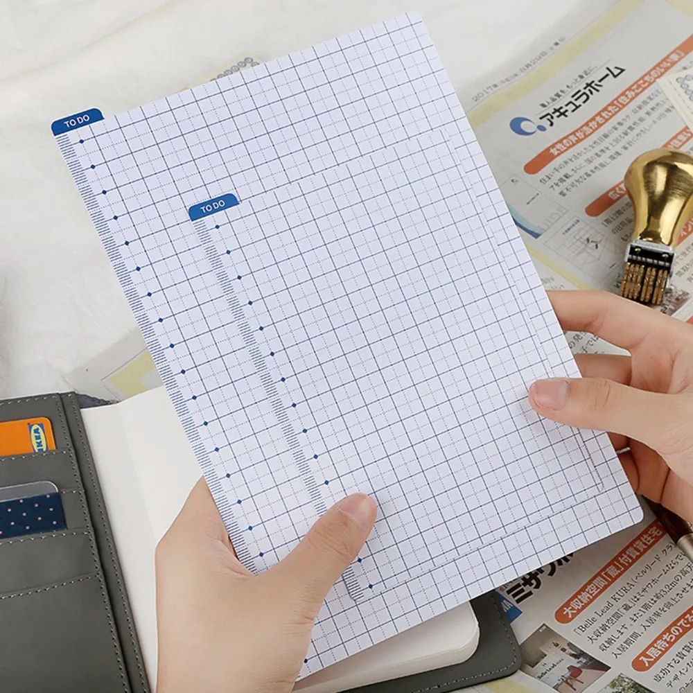 Travel Journal PP Writing Plate Simple Grid Ruler Writing Mat For Genuine Leather Notebook Planner Accessories Cute Stationery
Travel Journal PP Writing Plate Simple Grid Ruler Writing Mat For Genuine Leather Notebook Planner Accessories Cute Stationery