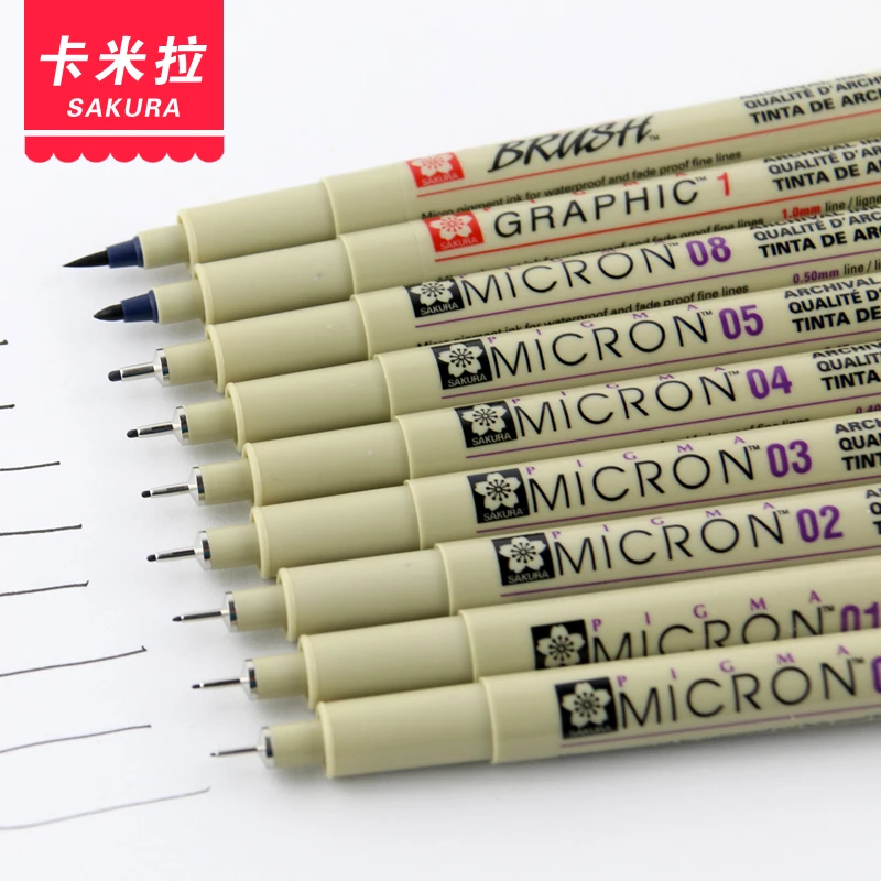 Japan SAKURA XSDK Fine Line Pen Hand Drawn Sketch Comics Gel Pen Waterproof Drawing Pen 1Set
Japan SAKURA XSDK Fine Line Pen Hand Drawn Sketch Comics Gel Pen Waterproof Drawing Pen 1Set