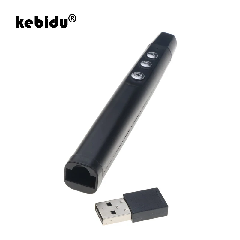 Kebidu 2 4 GHz RF Беспроводной USB PowerPoint PPT Ведущий Дистанционное Управление лазерный