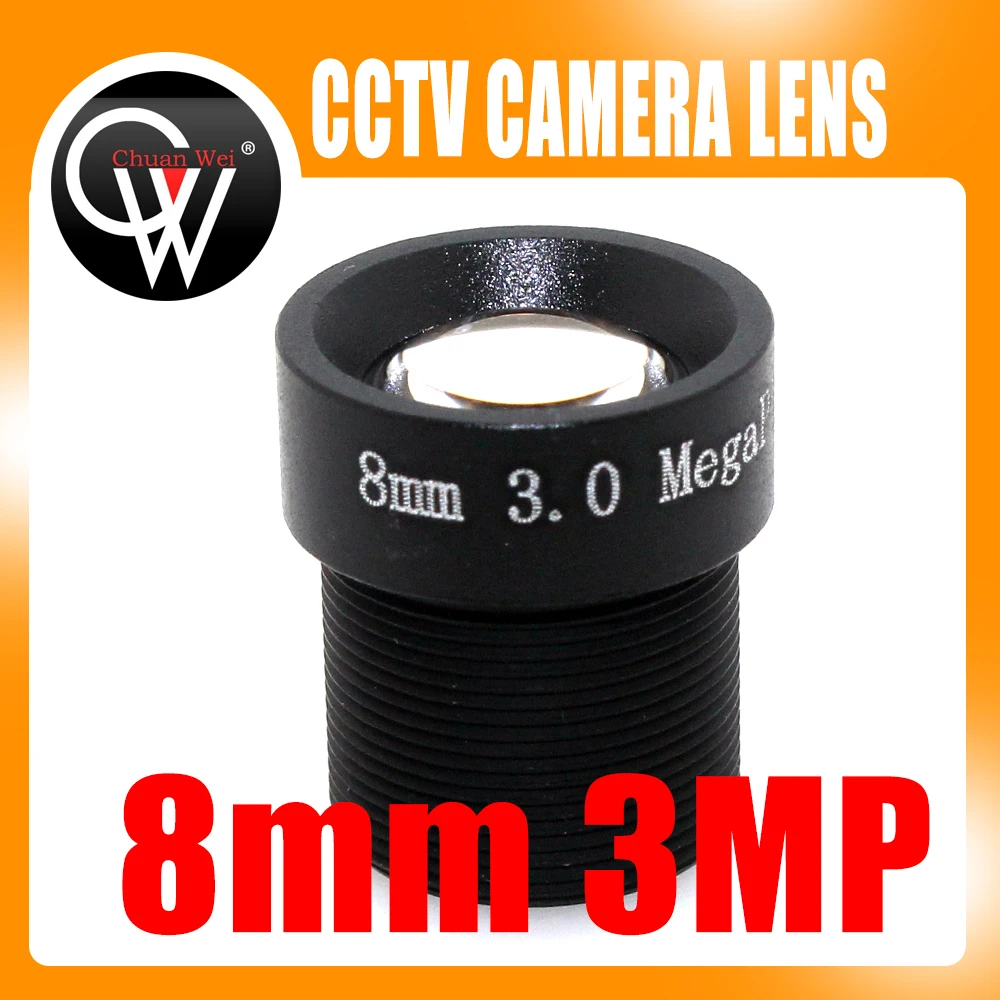 Фото 3MP 8 мм объектив 1080P 1/2. 7 'ɸ для HD Full CCTV камеры IP M12 * 0 5 MTV крепление | Безопасность