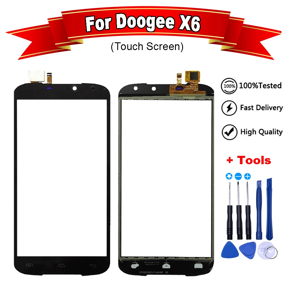 5.5"inch For Doogee X6 Touch Screen Front Glass Digitizer Panel Lens Sensor +Tools
5.5"inch For Doogee X6 Touch Screen Front Glass Digitizer Panel Lens Sensor +Tools