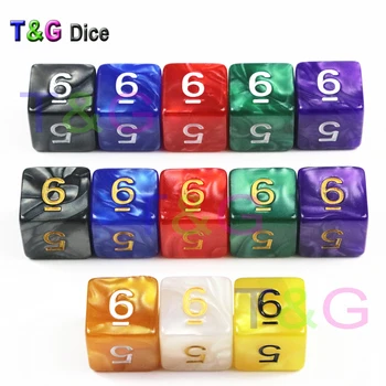 T&G D6 Dice for D&D,Rpg 6 Sided Games Dices Multi Colors Desktop Polyhedral Set ,for Board Game Playing
T&G D6 Dice for D&D,Rpg 6 Sided Games Dices Multi Colors Desktop Polyhedral Set ,for Board Game Playing