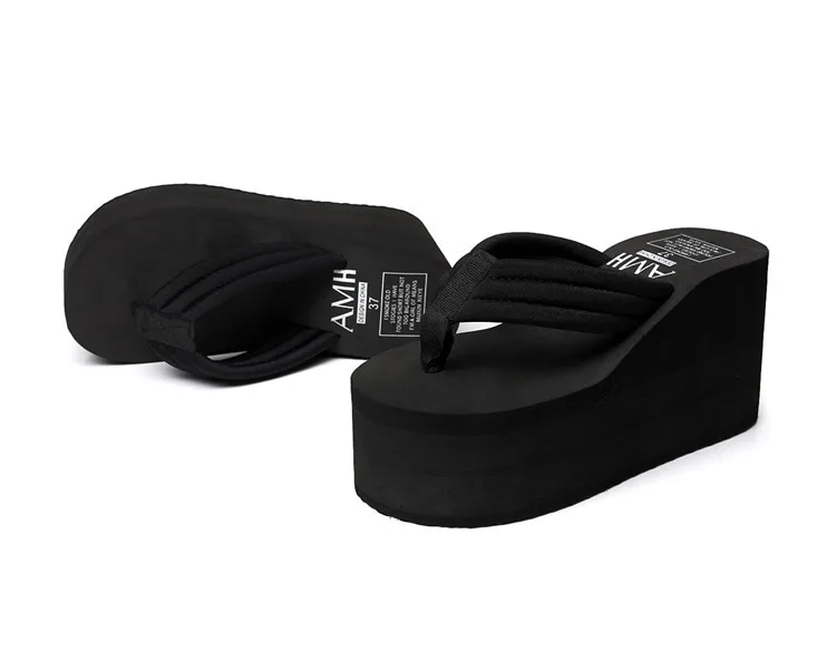 Women's Wedge Flip Flops - Comfortable, Non-Slip, Beach Style - true deals club