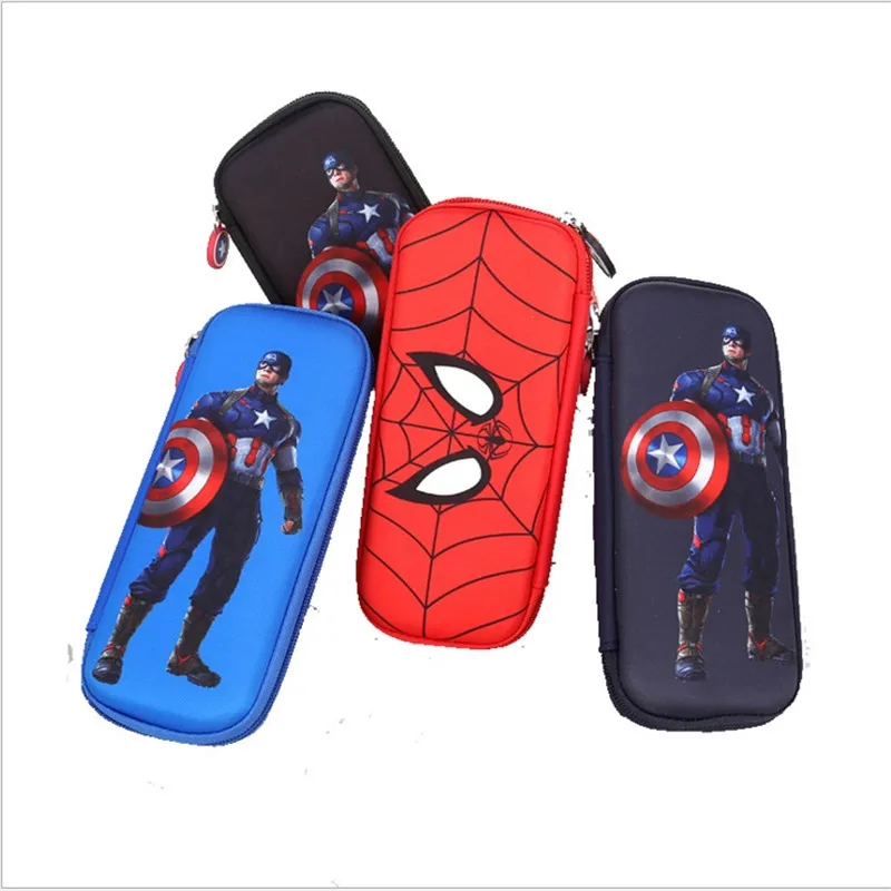 New super hero cartoon stationery box spider man American captain hard shell large capacity stationery boy pencil case gift
New super hero cartoon stationery box spider man American captain hard shell large capacity stationery boy pencil case gift