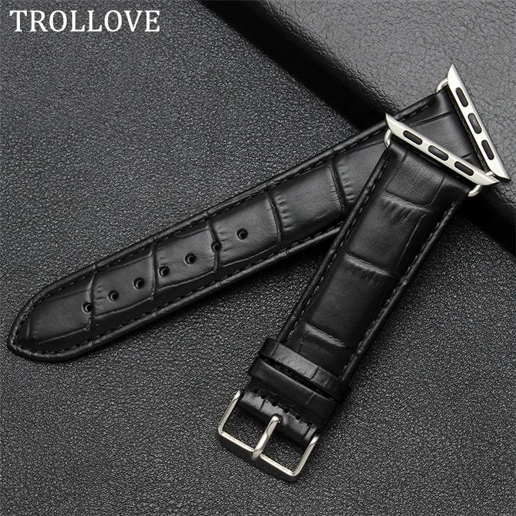 Leather Replacement Strap For Apple Watch Band Series 4 3 2 40MM 44MM Watchbands Wrist Band With Adapter 38mm 42mm Accessories
Leather Replacement Strap For Apple Watch Band Series 4 3 2 40MM 44MM Watchbands Wrist Band With Adapter 38mm 42mm Accessories