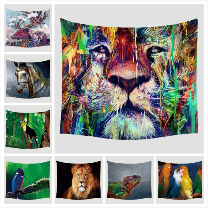 Animal Tapestry Home Decorations Wall Hanging Furnishing Travel Beach Picnic High Quality Yoga Shawl Camping Bohemian Blanket
Animal Tapestry Home Decorations Wall Hanging Furnishing Travel Beach Picnic High Quality Yoga Shawl Camping Bohemian Blanket